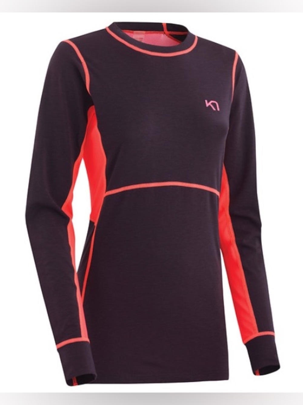 EUC Kari Traa SVALA LS Baselayer Long Sleeve Quick Dry Fabric size medium